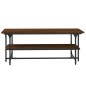 vidaXL Couchtisch Braun Eichen-Optik 100x50x40 cm Holzwerkstoff vidaXL Couchtisch Braun Eichen-Optik 100x50x40 cm Holzwerkstoff