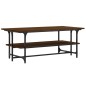 vidaXL Couchtisch Braun Eichen-Optik 100x50x40 cm Holzwerkstoff vidaXL Couchtisch Braun Eichen-Optik 100x50x40 cm Holzwerkstoff