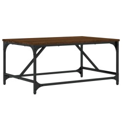 vidaXL Couchtisch Braun Eichen-Optik 75x50x35 cm Holzwerkstoff