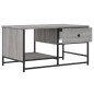 vidaXL Couchtisch Grau Sonoma 85,5x51x45 cm Holzwerkstoff vidaXL Couchtisch Grau Sonoma 85,5x51x45 cm Holzwerkstoff