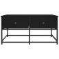 vidaXL Couchtisch Schwarz 80x80x40 cm Holzwerkstoff vidaXL Couchtisch Schwarz 80x80x40 cm Holzwerkstoff