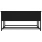 vidaXL Couchtisch Schwarz 80x80x40 cm Holzwerkstoff vidaXL Couchtisch Schwarz 80x80x40 cm Holzwerkstoff