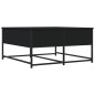 vidaXL Couchtisch Schwarz 80x80x40 cm Holzwerkstoff vidaXL Couchtisch Schwarz 80x80x40 cm Holzwerkstoff