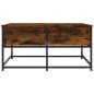 vidaXL Couchtisch Räuchereiche 80x80x40 cm Holzwerkstoff vidaXL Couchtisch Räuchereiche 80x80x40 cm Holzwerkstoff