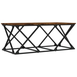 vidaXL Couchtisch Räuchereiche 100x49x40 cm Holzwerkstoff