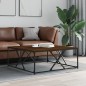 vidaXL Couchtisch Braun Eichen-Optik 100x100x40 cm Holzwerkstoff vidaXL Couchtisch Braun Eichen-Optik 100x100x40 cm Holzwerkstoff