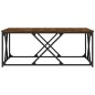 vidaXL Couchtisch Braun Eichen-Optik 100x100x40 cm Holzwerkstoff vidaXL Couchtisch Braun Eichen-Optik 100x100x40 cm Holzwerkstoff