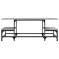 vidaXL Couchtisch Grau Sonoma 100x50,5x40 cm Holzwerkstoff vidaXL Couchtisch Grau Sonoma 100x50,5x40 cm Holzwerkstoff