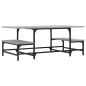 vidaXL Couchtisch Grau Sonoma 100x50,5x40 cm Holzwerkstoff vidaXL Couchtisch Grau Sonoma 100x50,5x40 cm Holzwerkstoff