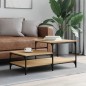 vidaXL Couchtisch Sonoma-Eiche 100x50,5x45 cm Holzwerkstoff vidaXL Couchtisch Sonoma-Eiche 100x50,5x45 cm Holzwerkstoff