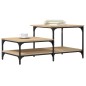 vidaXL Couchtisch Sonoma-Eiche 100x50,5x45 cm Holzwerkstoff vidaXL Couchtisch Sonoma-Eiche 100x50,5x45 cm Holzwerkstoff