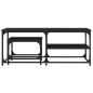 vidaXL Satztische 2 Stk. Schwarz Holzwerkstoff vidaXL Satztische 2 Stk. Schwarz Holzwerkstoff