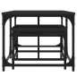 vidaXL Satztische 2 Stk. Schwarz Holzwerkstoff vidaXL Satztische 2 Stk. Schwarz Holzwerkstoff