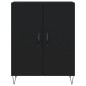 vidaXL Highboard Schwarz 69,5x34x180 cm Holzwerkstoff vidaXL Highboard Schwarz 69,5x34x180 cm Holzwerkstoff