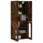 vidaXL Highboard Räuchereiche 69,5x34x180 cm Holzwerkstoff vidaXL Highboard Räuchereiche 69,5x34x180 cm Holzwerkstoff