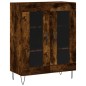 vidaXL Highboard Räuchereiche 69,5x34x180 cm Holzwerkstoff vidaXL Highboard Räuchereiche 69,5x34x180 cm Holzwerkstoff