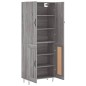 vidaXL Highboard Grau Sonoma 69,5x34x180 cm Holzwerkstoff vidaXL Highboard Grau Sonoma 69,5x34x180 cm Holzwerkstoff