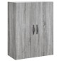 vidaXL Highboard Grau Sonoma 69,5x34x180 cm Holzwerkstoff vidaXL Highboard Grau Sonoma 69,5x34x180 cm Holzwerkstoff