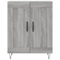 vidaXL Highboard Grau Sonoma 69,5x34x180 cm Holzwerkstoff vidaXL Highboard Grau Sonoma 69,5x34x180 cm Holzwerkstoff