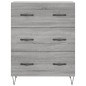 vidaXL Highboard Grau Sonoma 69,5x34x180 cm Holzwerkstoff vidaXL Highboard Grau Sonoma 69,5x34x180 cm Holzwerkstoff