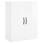 vidaXL Highboard Hochglanz-Weiß 69,5x34x180 cm Holzwerkstoff vidaXL Highboard Hochglanz-Weiß 69,5x34x180 cm Holzwerkstoff