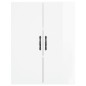 vidaXL Highboard Hochglanz-Weiß 69,5x34x180 cm Holzwerkstoff vidaXL Highboard Hochglanz-Weiß 69,5x34x180 cm Holzwerkstoff