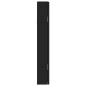 Schmuckschrank mit Spiegel Wandmontage Schwarz 37,5x10x67 cm Schmuckschrank mit Spiegel Wandmontage Schwarz 37,5x10x67 cm