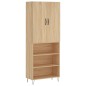 vidaXL Highboard Sonoma-Eiche 69,5x34x180 cm Holzwerkstoff vidaXL Highboard Sonoma-Eiche 69,5x34x180 cm Holzwerkstoff