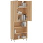 vidaXL Highboard Sonoma-Eiche 69,5x34x180 cm Holzwerkstoff vidaXL Highboard Sonoma-Eiche 69,5x34x180 cm Holzwerkstoff