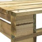 vidaXL Garten-Ecksofa aus Paletten Grün Imprägniertes Kiefernholz vidaXL Garten-Ecksofa aus Paletten Grün Imprägniertes Kiefernholz