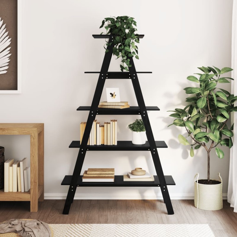 vidaXL Regal mit 5 Böden A-Form 110x40x180,5 cm Massivholz Kiefer vidaXL Regal mit 5 Böden A-Form 110x40x180,5 cm Massivholz Kiefer
