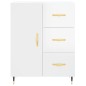 Highboard Hochglanz-Weiß 69,5x34x180 cm Holzwerkstoff Highboard Hochglanz-Weiß 69,5x34x180 cm Holzwerkstoff