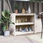 vidaXL Outdoor-Küchenschrank Weiß 106x55x92 cm Massivholz Kiefer vidaXL Outdoor-Küchenschrank Weiß 106x55x92 cm Massivholz Kiefer