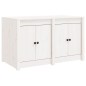 vidaXL Outdoor-Küchenschrank Weiß 106x55x64 cm Massivholz Kiefer vidaXL Outdoor-Küchenschrank Weiß 106x55x64 cm Massivholz Kiefer