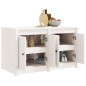 vidaXL Outdoor-Küchenschrank Weiß 106x55x64 cm Massivholz Kiefer vidaXL Outdoor-Küchenschrank Weiß 106x55x64 cm Massivholz Kiefer