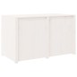 vidaXL Outdoor-Küchenschrank Weiß 106x55x64 cm Massivholz Kiefer vidaXL Outdoor-Küchenschrank Weiß 106x55x64 cm Massivholz Kiefer