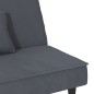 Schlafsofa Dunkelgrau Samt Schlafsofa Dunkelgrau Samt