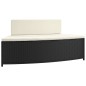 vidaXL Whirlpool-Umrandung Schwarz Poly-Rattan und Massivholz Akazie vidaXL Whirlpool-Umrandung Schwarz Poly-Rattan und Massivholz Akazie