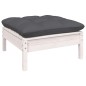 vidaXL 6-tlg. Garten-Lounge-Set mit Kissen Weiß Kiefernholz vidaXL 6-tlg. Garten-Lounge-Set mit Kissen Weiß Kiefernholz