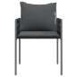 vidaXL Gartenstühle mit Kissen 6 Stk. Schwarz 54x61x83 cm Poly Rattan vidaXL Gartenstühle mit Kissen 6 Stk. Schwarz 54x61x83 cm Poly Rattan