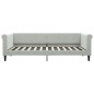 vidaXL Tagesbett Ausziehbar mit Schubladen Hellgrau 90x200 cm Samt vidaXL Tagesbett Ausziehbar mit Schubladen Hellgrau 90x200 cm Samt