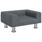 vidaXL Kindersofa Dunkelgrau 50x40x26,5 cm Samt vidaXL Kindersofa Dunkelgrau 50x40x26,5 cm Samt