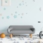 vidaXL Kindersofa Hellgrau 70x40x24 cm Stoff vidaXL Kindersofa Hellgrau 70x40x24 cm Stoff