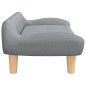 vidaXL Kindersofa Hellgrau 70x40x24 cm Stoff vidaXL Kindersofa Hellgrau 70x40x24 cm Stoff