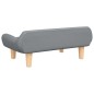 vidaXL Kindersofa Hellgrau 70x40x24 cm Stoff vidaXL Kindersofa Hellgrau 70x40x24 cm Stoff