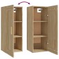 vidaXL Wandschrank Sonoma-Eiche 35x34x90 cm Holzwerkstoff vidaXL Wandschrank Sonoma-Eiche 35x34x90 cm Holzwerkstoff