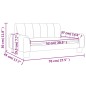 vidaXL Kindersofa Schwarz 70x45x30 cm Kunstleder vidaXL Kindersofa Schwarz 70x45x30 cm Kunstleder