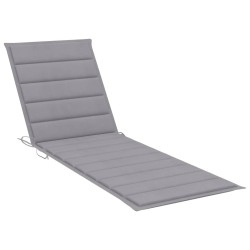 vidaXL Garten-Sonnenliege mit Tisch und Auflage Kiefer Imprägniert