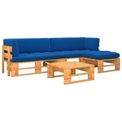 vidaXL 4-tlg. Paletten-Lounge-Set Honigbraun Imprägniertes Kiefernholz