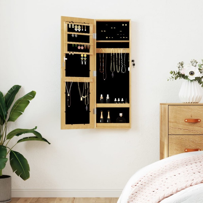 Schmuckschrank mit Spiegel Wandmontage 30x8,5x90 cm Schmuckschrank mit Spiegel Wandmontage 30x8,5x90 cm